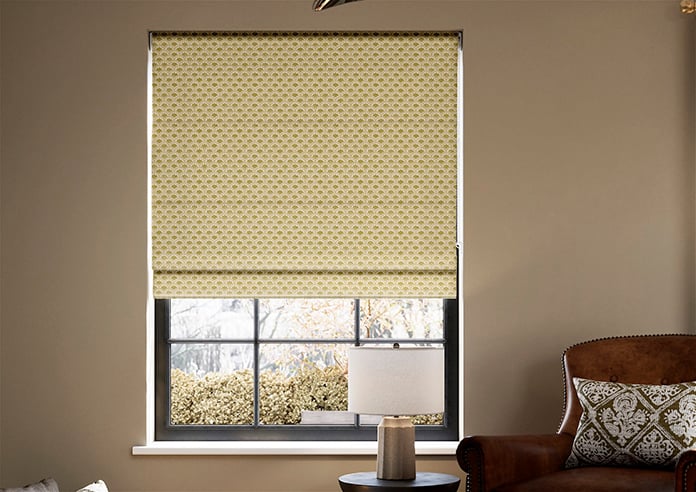 Land & Shore Dawn, Ochre - Roman Blind - Image 3